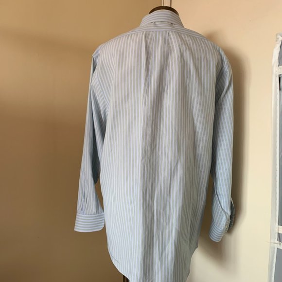 Brooks Brothers CLASSIC NON-IRON STRIPED SHIRT 100% SUPIMA COTTON 16 1/2-32 - Picture 4 of 5